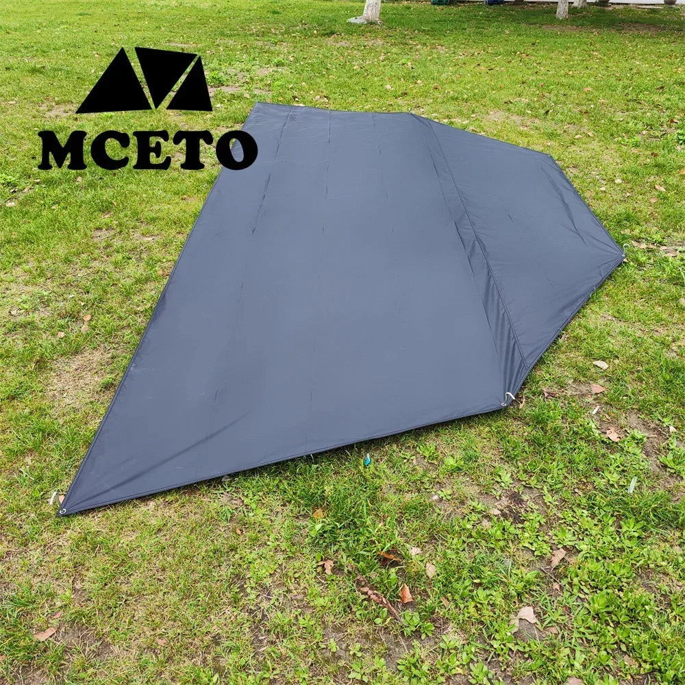4.6 M Polygon Camping Mat Oversize Outdoor Picnic Mat Decagon Big Pyramid Tent Ground Sheet Simple Awnings Shelter Beach Blanket
