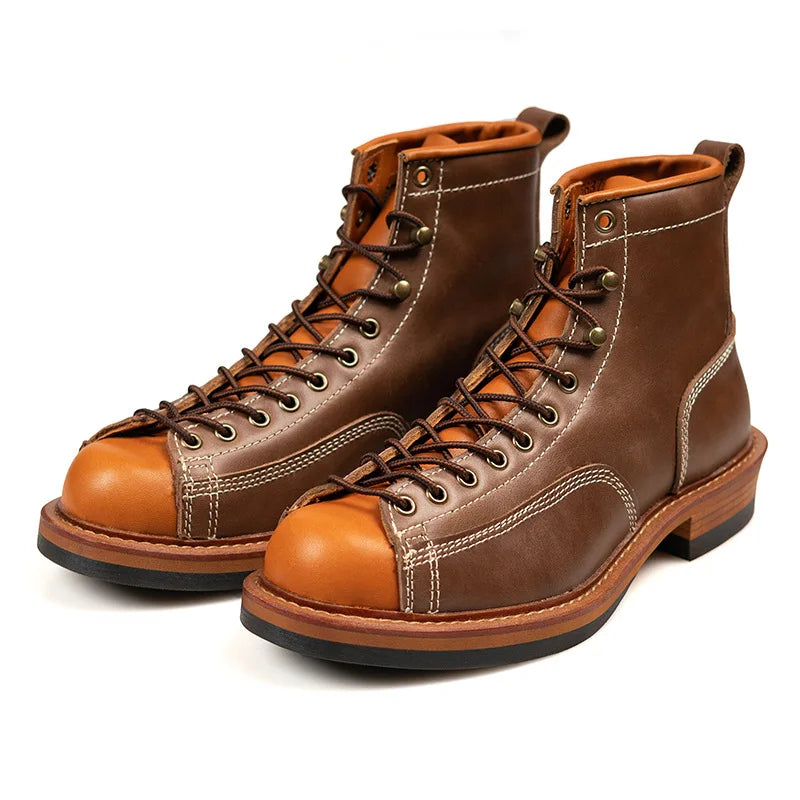 American retro locomotive shoes Boots For Motorcycle