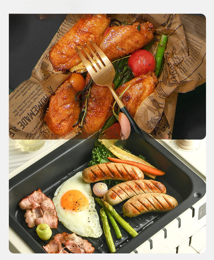 Skewer Barbecue Grill Home Automatic Rotating Multifunctional Indoor Electric Grill Light Smoke Barbecue Machine G-26