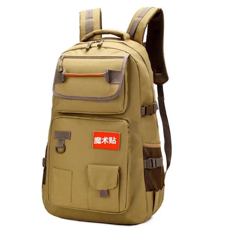 60L Outdoor Hiking Sports Backpack Large Capacity Camping Travel Climbing Bag Camo Military Tactical Rucksack Student Work Pack