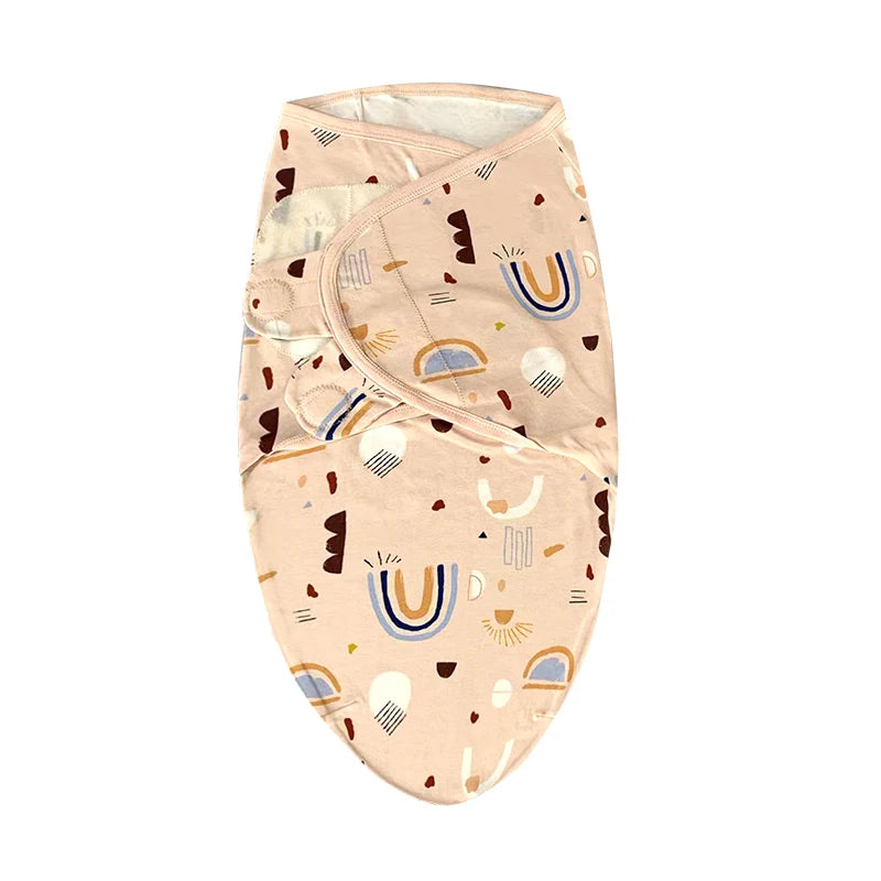 Wholesale baby sleeping bag newborn envelope cocoon wrap swaddle soft 100% cotton 0-6 months sleep blanket