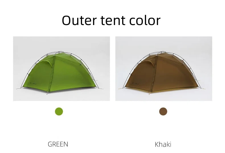 3F UL Gear Taiji 1 Tent Ultralight Single Person Outdoor Camping Tourism Tent Mountaineering Windproof Hiking Tent 1 Person