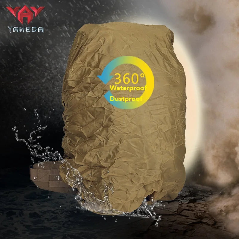 YAKEDA 90L Heavy Large Capacity Mountaineering Bag Waterproof Dustproof Breathable Adventure Outdoor Travel Tactical Backpack