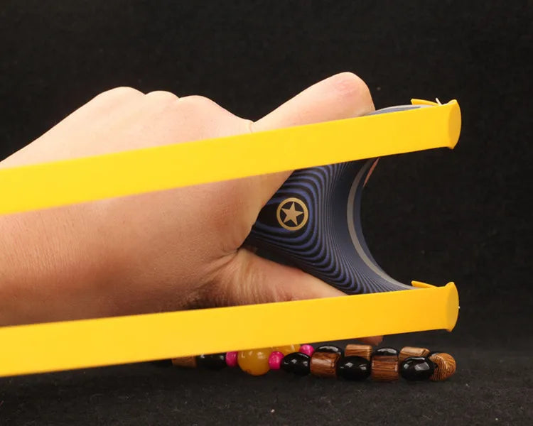 Powerful Titanium Steel + G10 Patch Slingshot Set Smooth Support Head Five-star Catapult Hunting Bow Outdoor Shooting Sport Tool