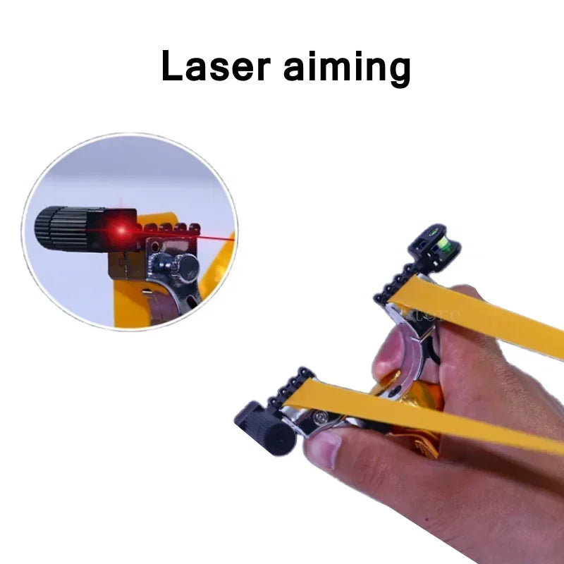 Professional Shooting Resin Slingshot Rubber Band High Power Hunting Catapult Outdoor Game Game Tool High Quality