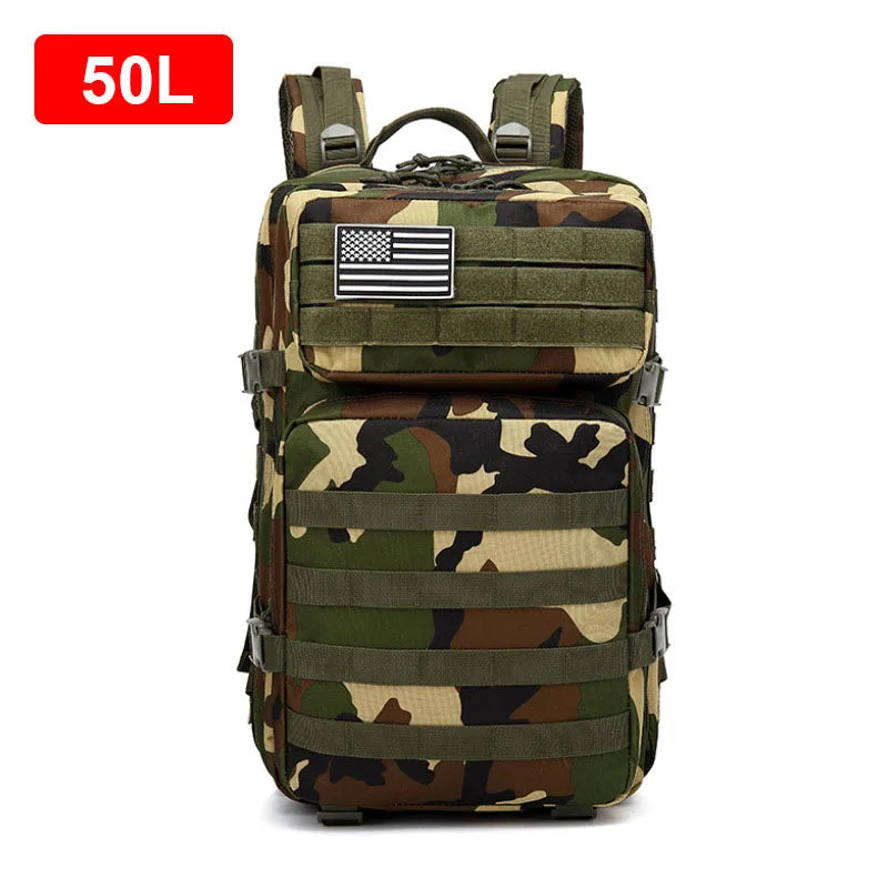 Army Tactical Backpack for Men 30L/50L Travel Camping Bag 1000D Military Hiking Supplies Sports Trekking Climbing Waterproof bag