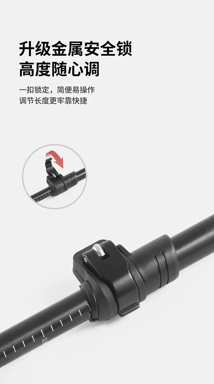 Naturehike-Aluminum Telescopic Trekking Pole, Folding Stick, Hiking Pole, Outdoor Trekking Pole, 3 Section, 7075, ST03