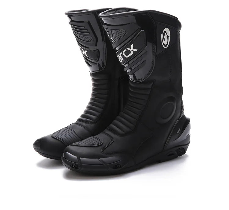 ARCX L60582 Men's High Top Racing Motorcycle Boots – Off-Road & Road Cycling Shoes for Bike Riding with Anti-Slip Sole