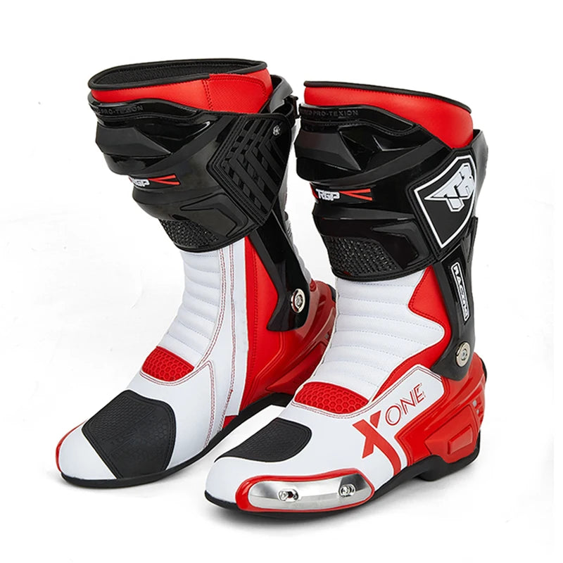 TR Tiger motorbike riding shoes men's cycling boots four seasons waterproof motorbike fall protection motorcycle rider racing sh