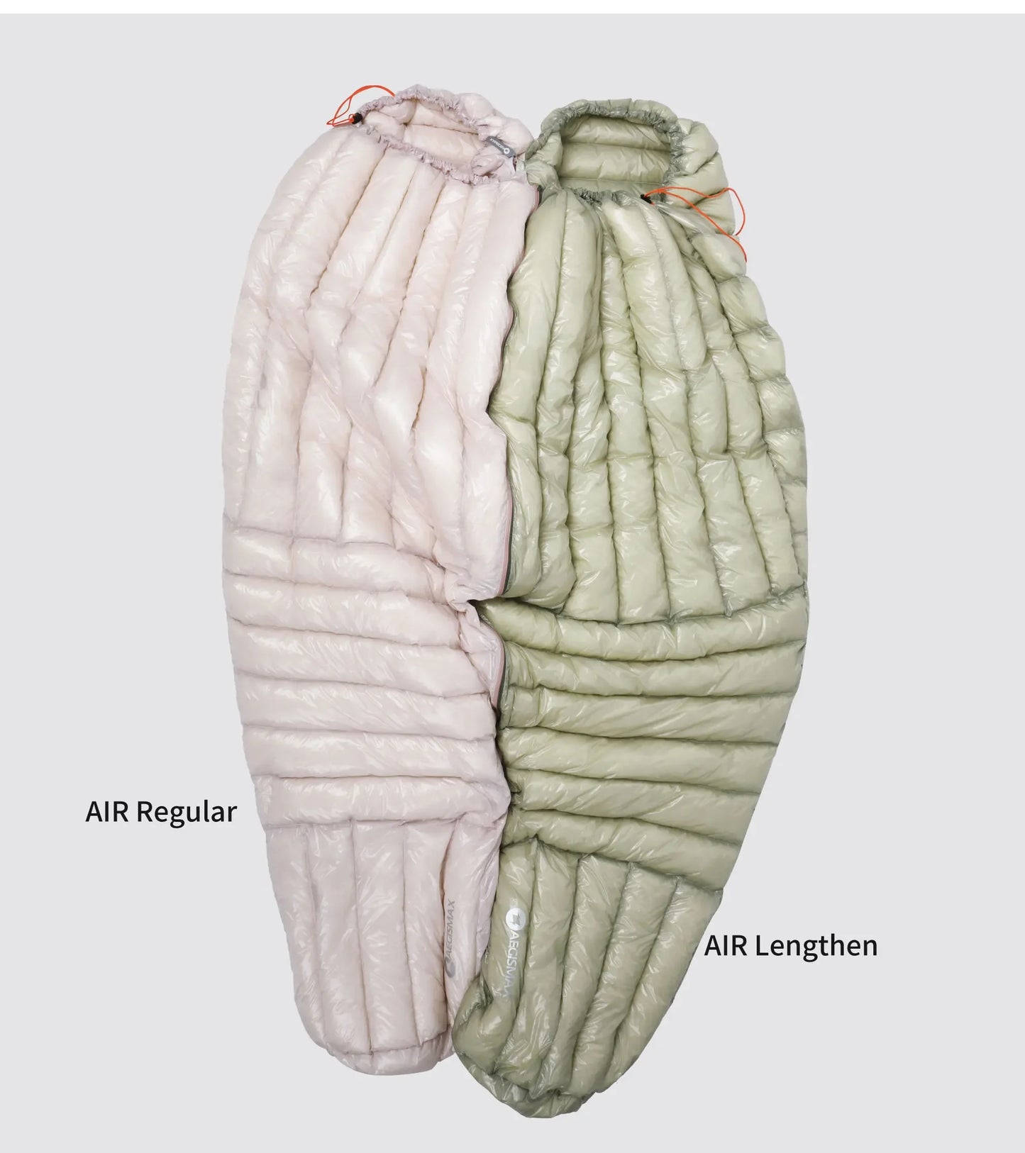 AEGISMAX AIR 10D 6 Degree Lightweight Ultra Dry Duck Down Pro 800FP Ultralight Sleeping Bag for Traveling Hiking Camping