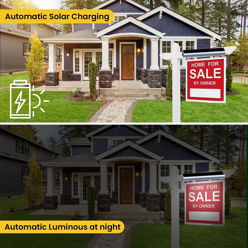 Billboard Solar Light Solar Outdoor Lighting Work 12h Automatic Sensing Super Bright Solar Lamp Outside for Sign Billboard Wall