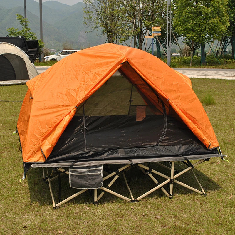 Ultralight 2 Person Backpacking Tent Can Be Used As Cot Bed Tent or Bikepacking Tent, Light Weight Cot Tent Not Include Bed