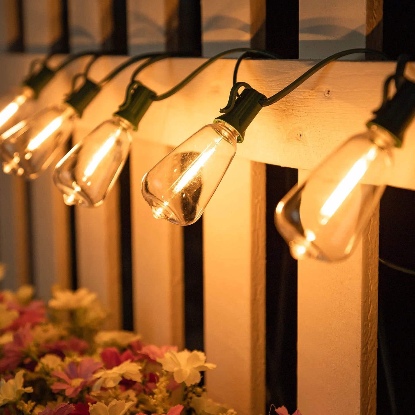 ST38 Solar String Light Outdoor Garland Led Waterproof  Shatterproof Solar String Lights for Outside Camping Yard Party Decor