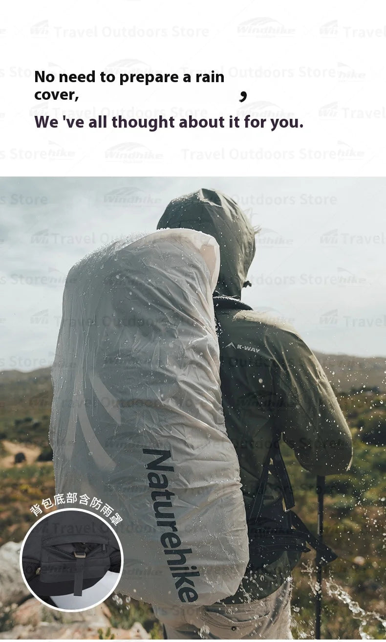 Naturehike 70+5L Backpack Professional Outdoor Climbing Hiking Travel Big Capacity Mountaineering Camping Support System Bag