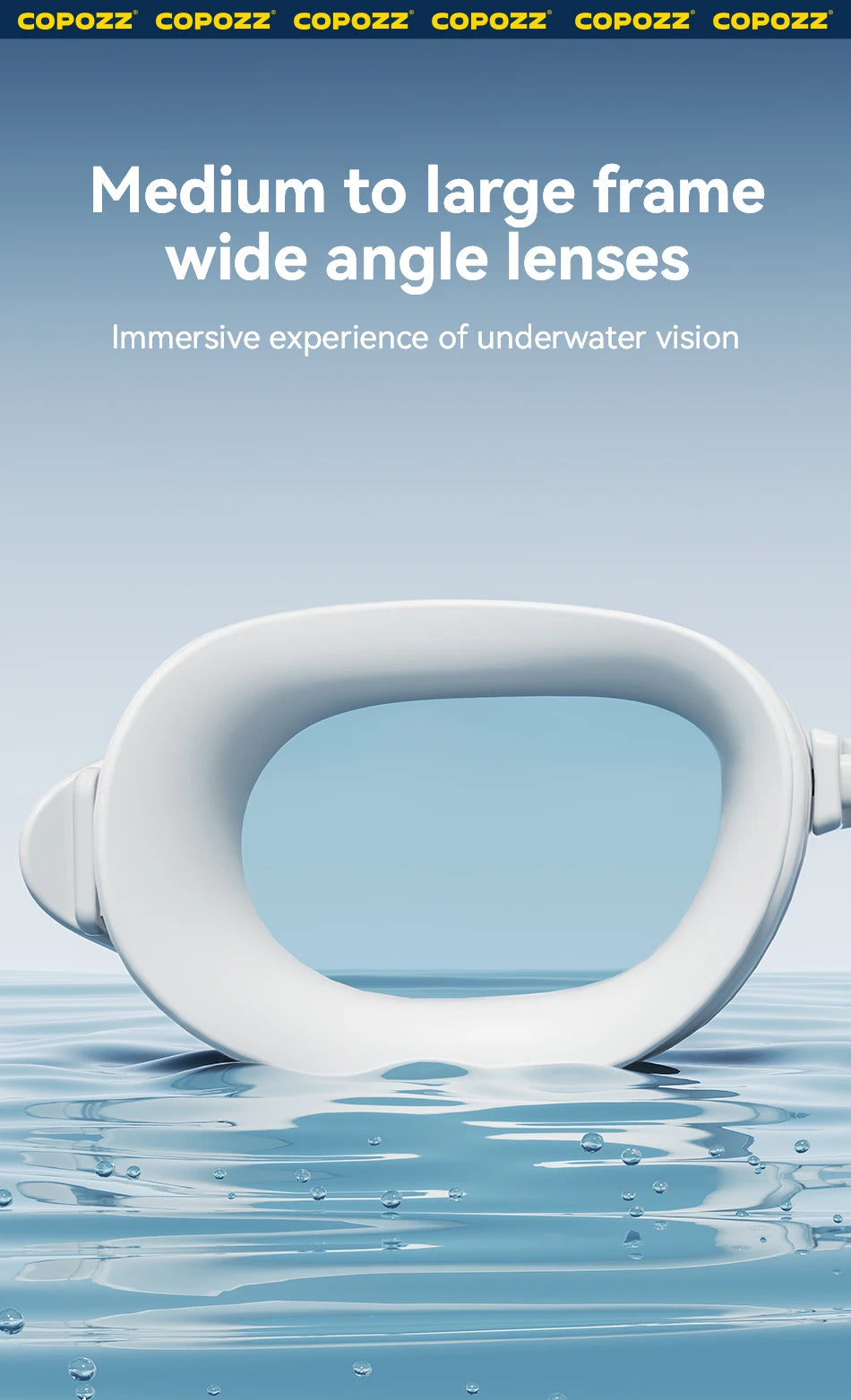 COPOZZ Myopia Swimming Goggles Male Female Adult Swim Goggle CoNANO Imported Anti Fog Pool Swimming Glasses Eyewear -1.5 to -7