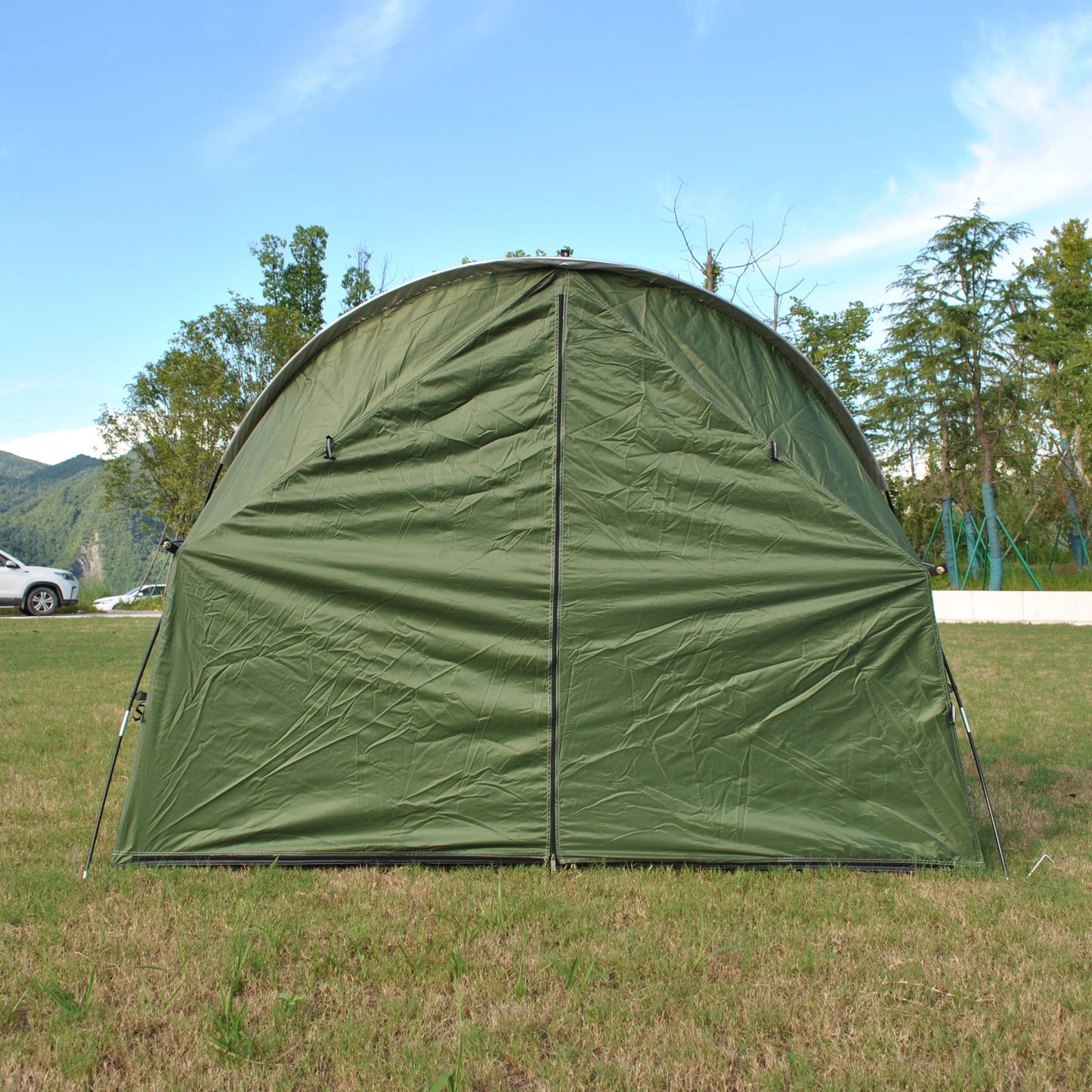 4-in-1 Camping Cot Tent, Backpacking 1 Person Camping Tent, Tent Cot Folding Off the Ground Tent,Fishing Tent,Excluding bed