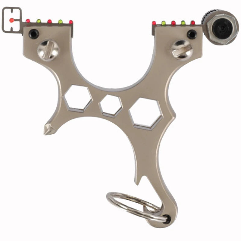 Alloy Slingsshot Multifunctional Slingshot High Precision Sling Catapult Slingsshot for Hunting Kit Adult Toys caza