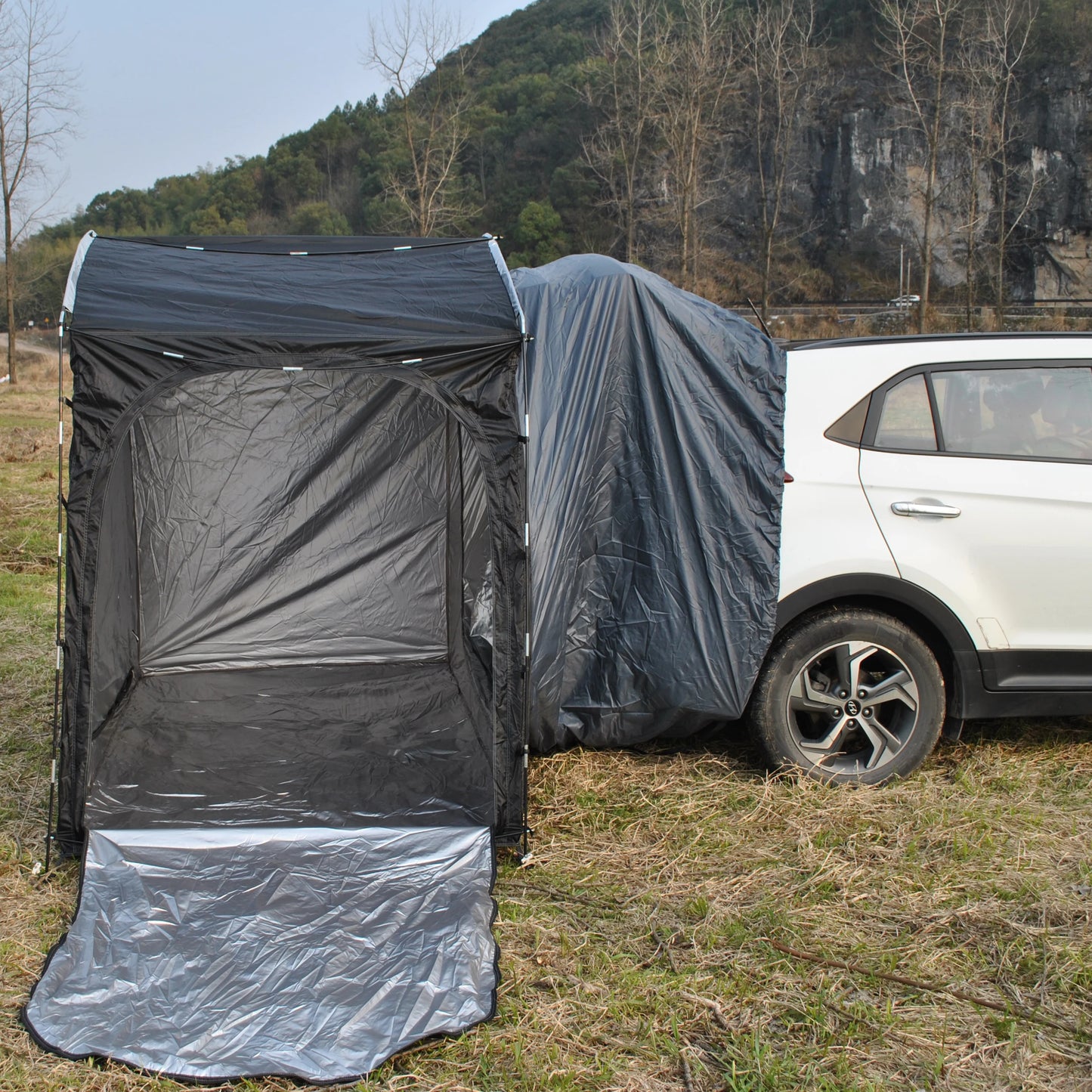 Newest SUV Car Tent, Tailgate Shade Awning Tent for Camping, Vehicle SUV Tent Car tent can be used without car,Car Tailgate Tent