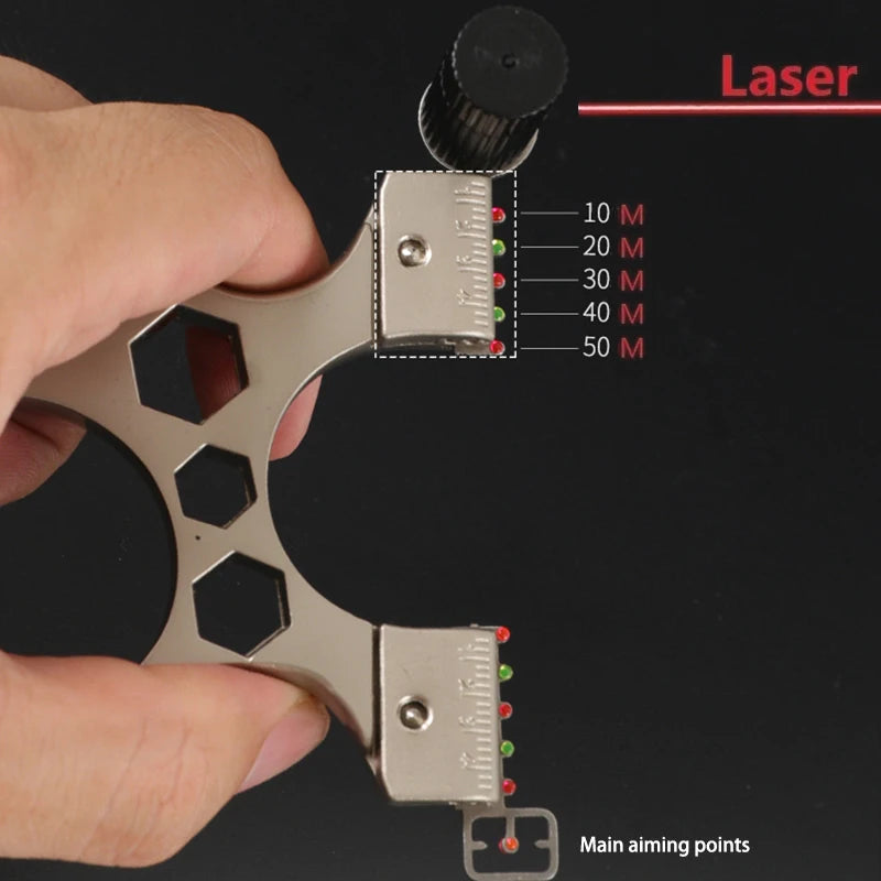 Alloy Slingsshot Multifunctional Slingshot High Precision Sling Catapult Slingsshot for Hunting Kit Adult Toys caza