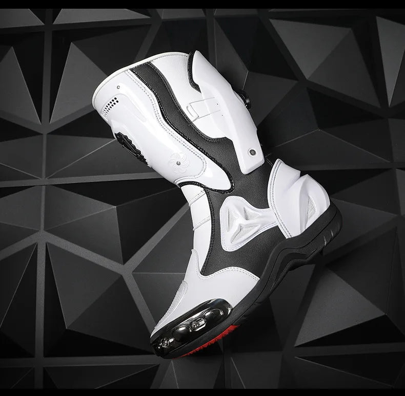 36-47 Anti Fall Motocross Boots Wear-resistant Motorcycle Boots Men's Women Racing Boots Safe Riding Equipment Rally Shoes