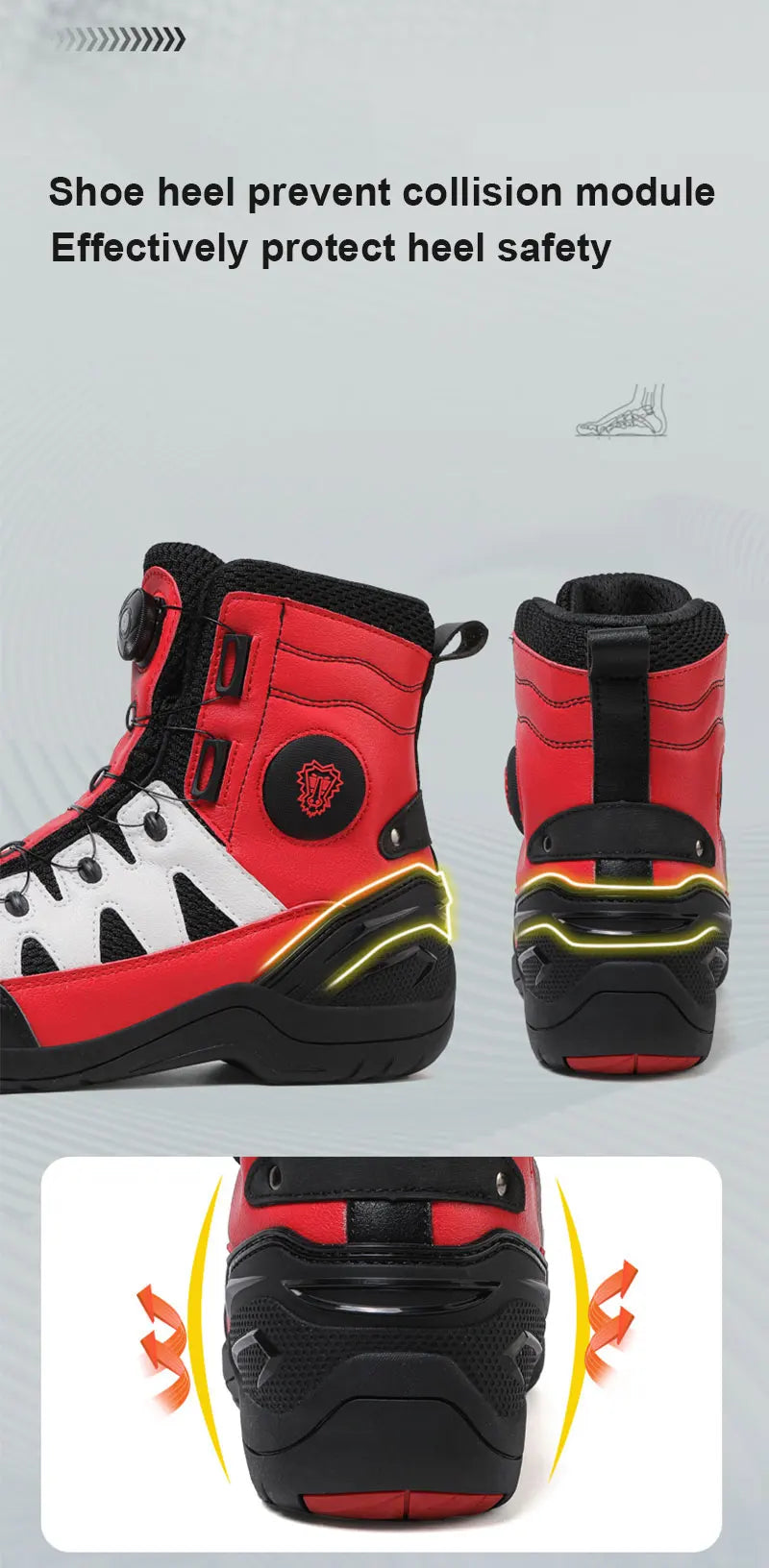 Men Motorcycle Boots New Waterproof Motorbike Riding Shoes Microfiber Breathable Men's Motorcycle Shoes Motos Bike Sport Boot