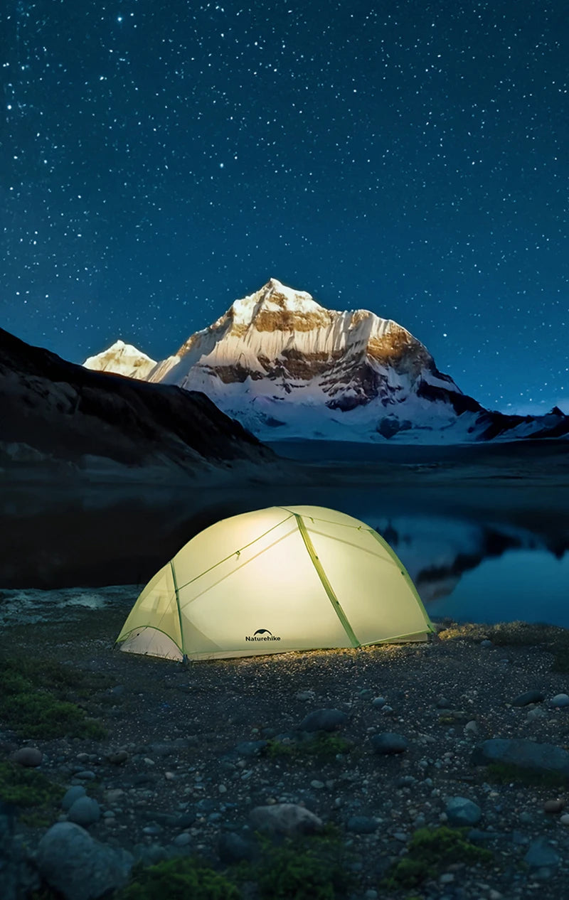 Naturehike Star River EXT Double Layer Camping Tent 10D Nylon 1 2 Person Ultralight  Outdoor Tent Waterproof Lightweight Tents