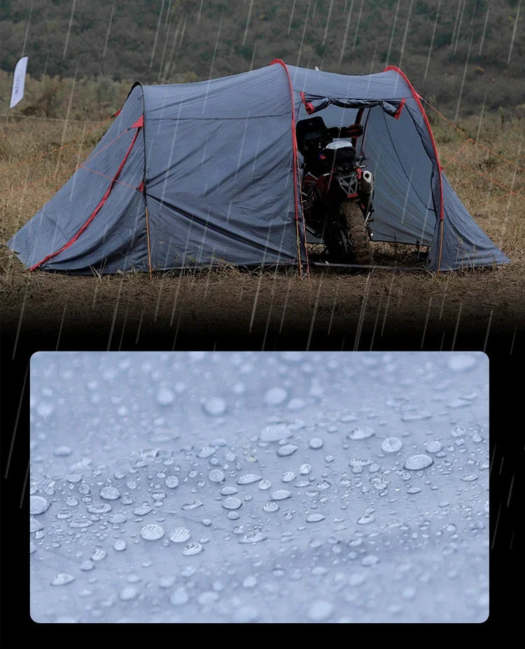 1 - 2 Person Tent  Camping Travel Tent Motorcycle Waterproof and Windproof Strong Outdoor Trekking Fast Delivery Ultralight