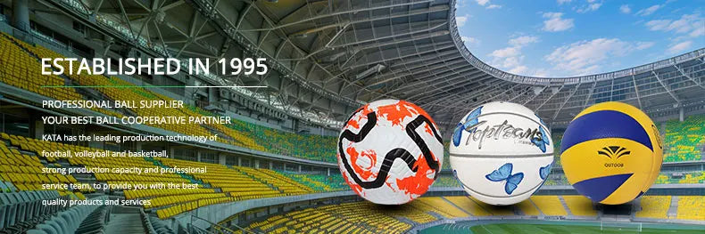 Kata 2024 Sports Match Custom Logo Thermal Bonded Balon De Futbol Pu Leather Match Soccer Ball Football For Training