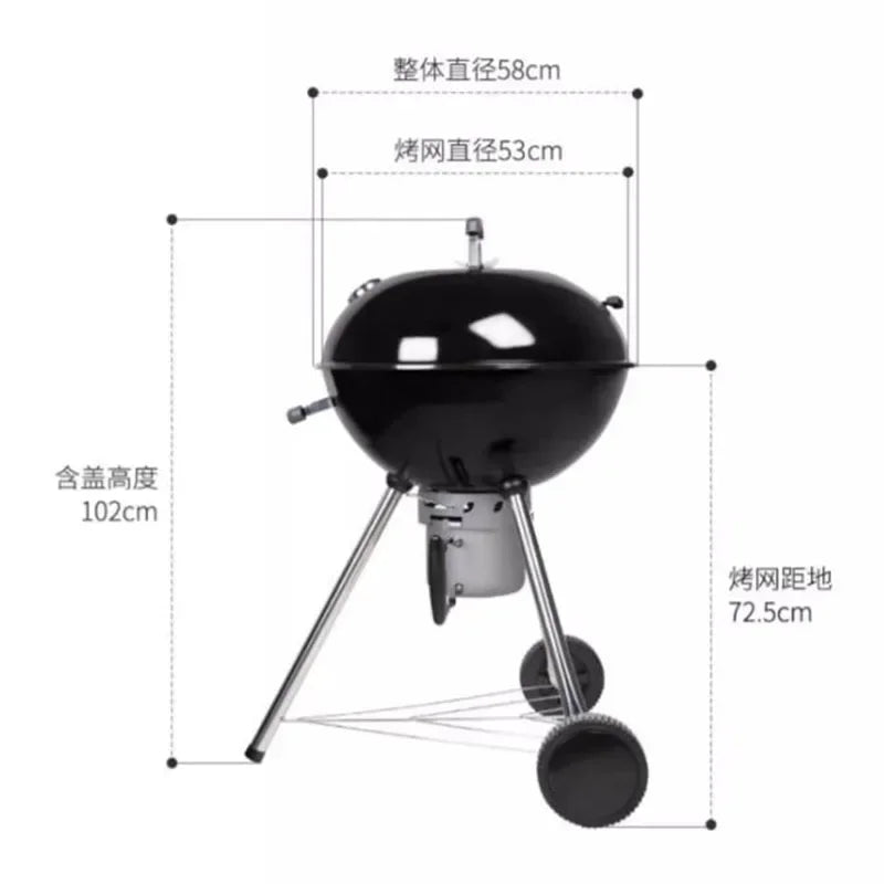 Garden Cookware BBQ Grills Kitchen Camping Portable Kitchen BBQ Grills Brazier Charcoal Barbecue Utensils Queimar O Forno LLBB