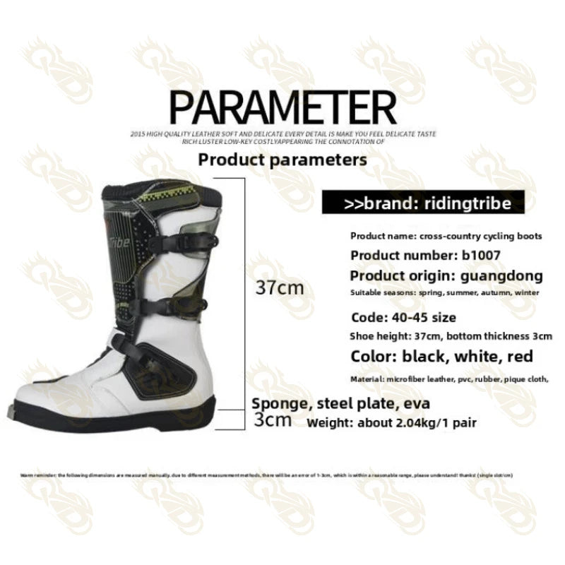 Motorcycle Riding Racing Boots Men's and Women's Anti-Collision Drop Protection Motorcycle Long Thigh Boots for Four Seasons