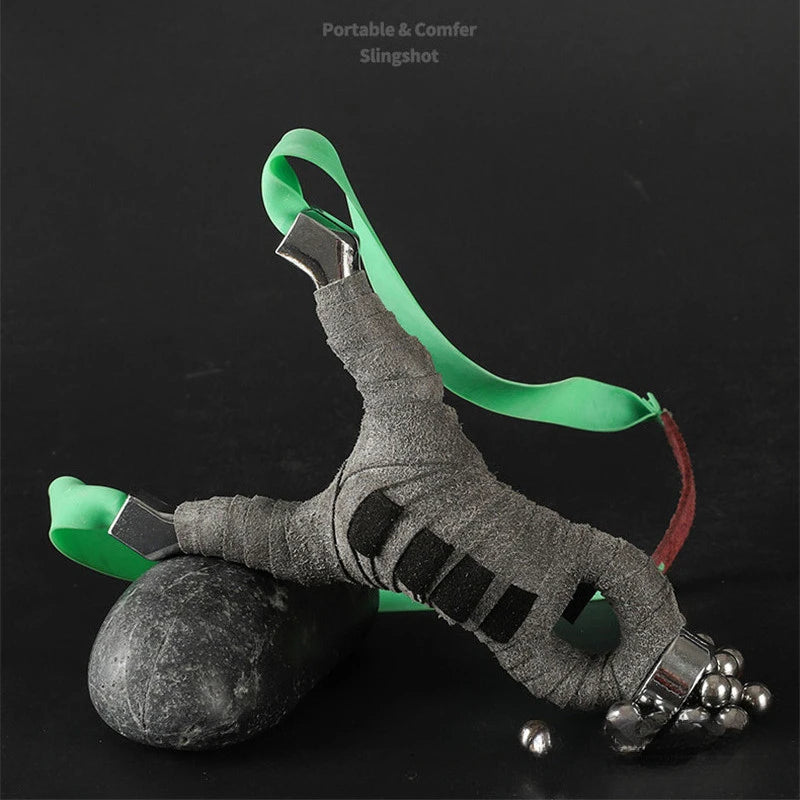 Powerful Alloy Slingshot Anti-song Design Catapult with Strong Magnetic Professional Outdoor Hunting Shooting Tool Composite Bow