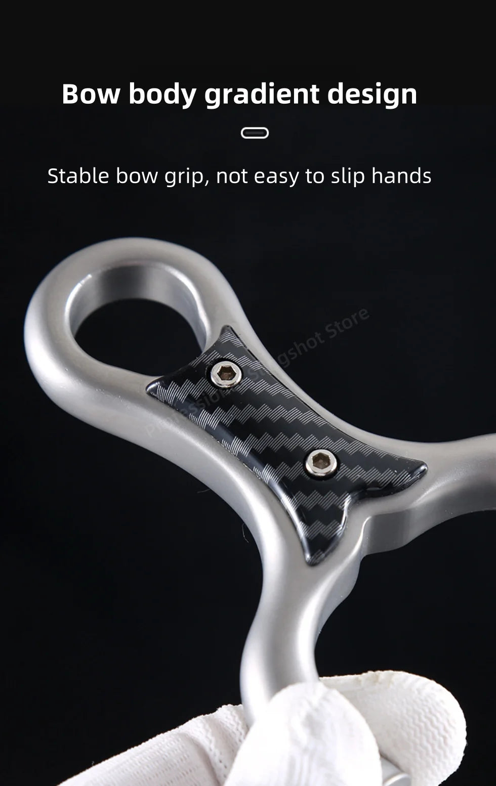 Powerful shooting slingshot outdoor shooting hunting 440C stainless steel slingshot competition accessories catapult