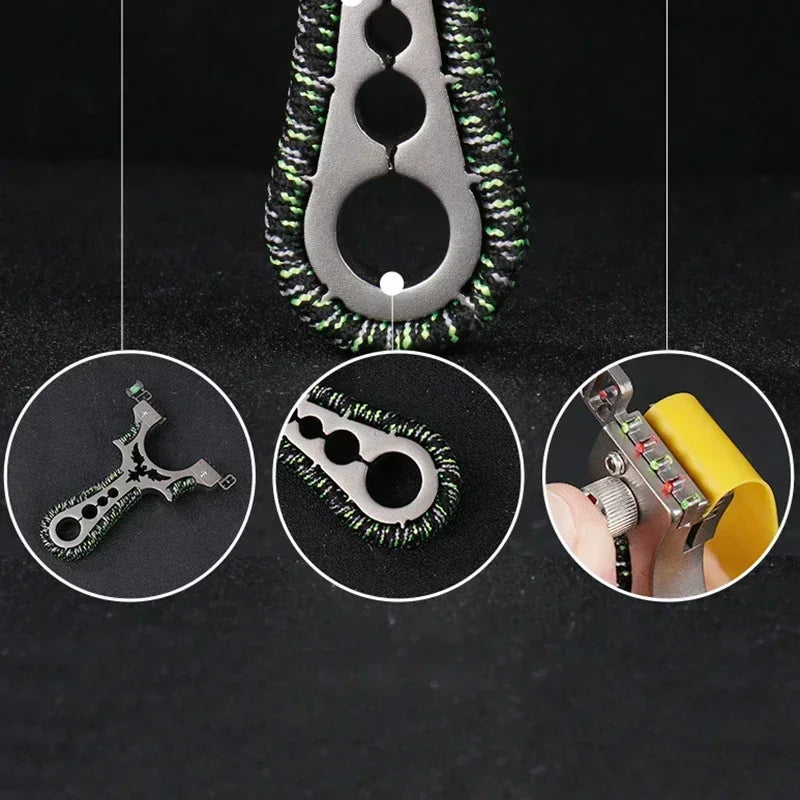 Sports Slingshot with Flat Rubber Band Professional Sling Shot Outdoor Shooting Tools for Hunting Catapult Toys Caza