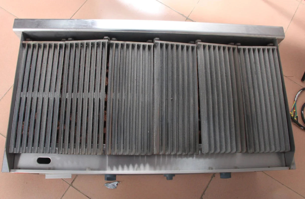 New Design Commercial Gas Lava Rock Charbroiler/gas Barbecue Grill With Lava Rock/gas Bbq With Lava Rock