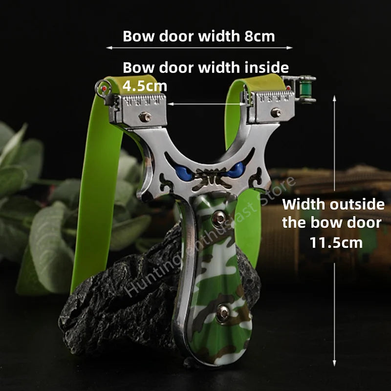 Outdoor hunting laser shooting slingshot high-precision alloy slingshot hunting high-power catapult