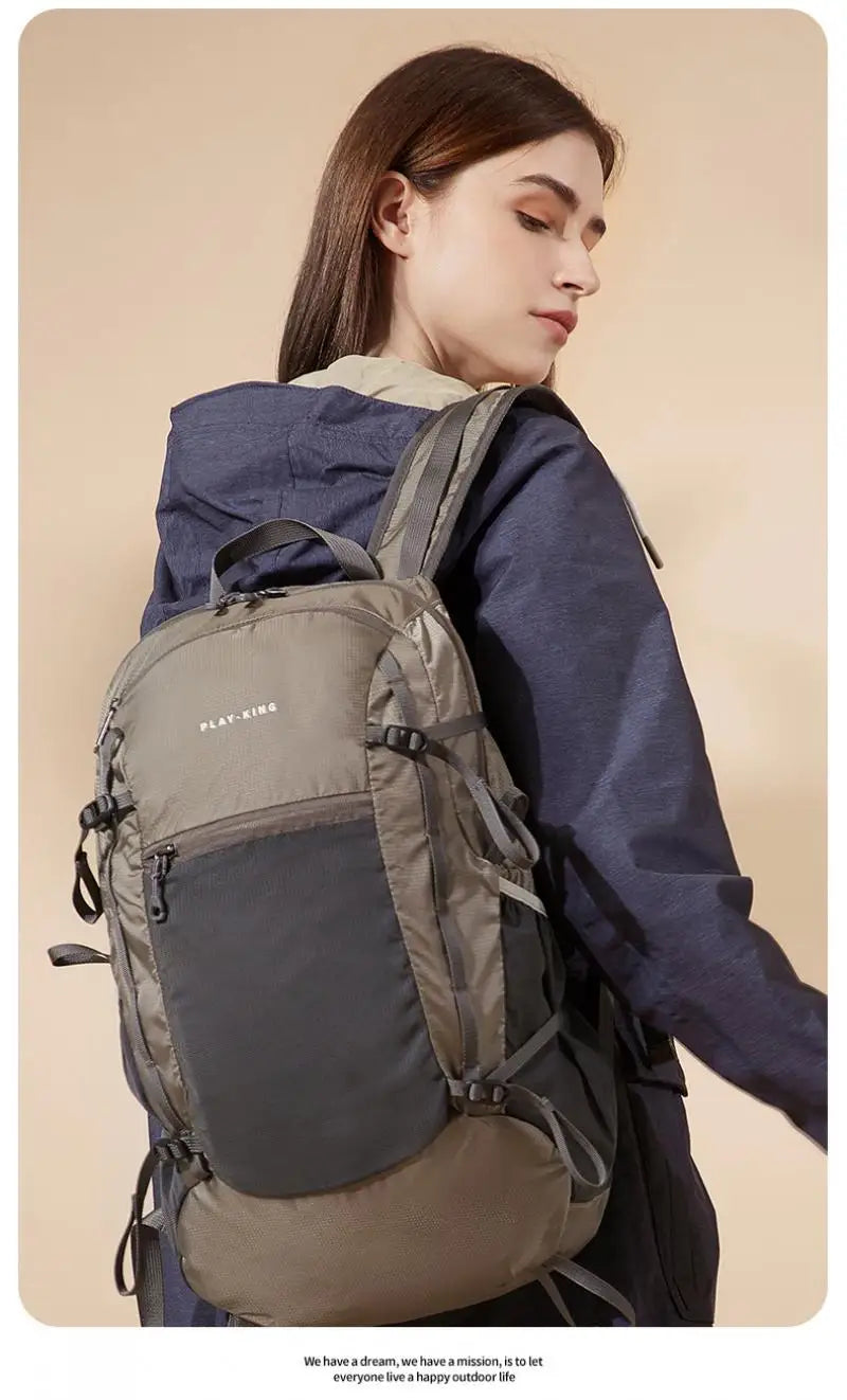 Ultra-light Folding Camping Hiking Backpack Professional Water Repellent Travel Duffle Bags Mountaineering Double Shoulder Bag