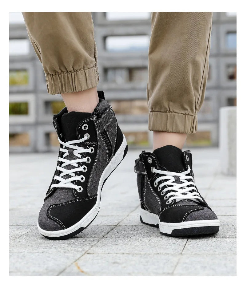 Motorcycle Riding Shoes Motorcycle Boots All Season Breathable and Anti Fall Riding Equipment Road Racing Shoes forRiders오토바이 부츠