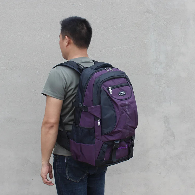 70L 85L Waterproof Hiking Backpack Large Capacity Outdoor Climbing Sports Bag Men Women Travel Mountaineering Luggage Rucksack