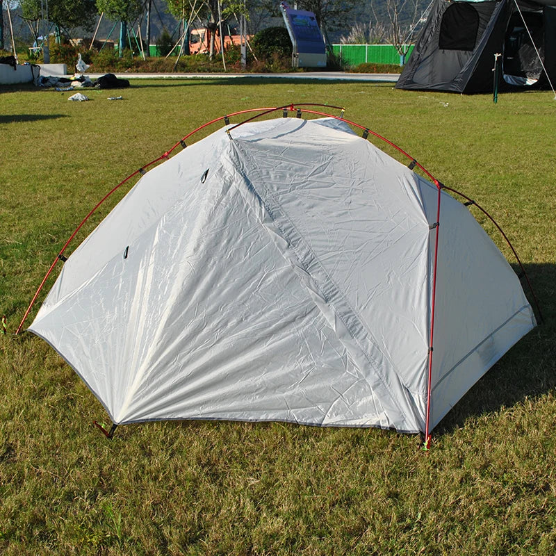 Ultralight Aluminum Poles Camping Tent for 2 Person, 4 Season, PU4000 Waterproof 210T Fabric, Easy to Set Up, Hiking Tents