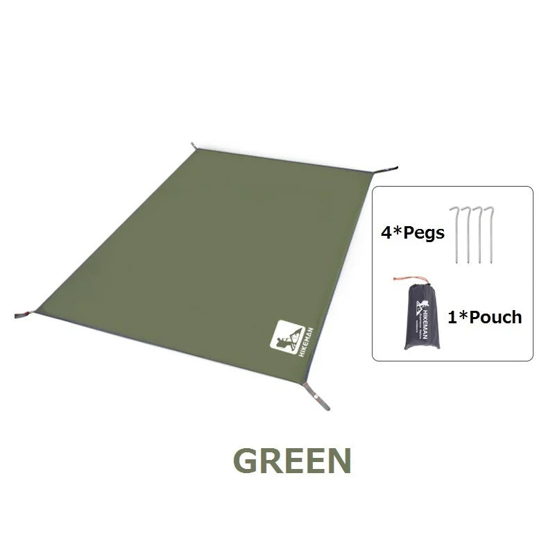 Waterproof Camping Tarp Multifunctional Tent Ground Sheet Ultralight Durable Beach Picnic Mat Multifunctional Canopy Shade Sail