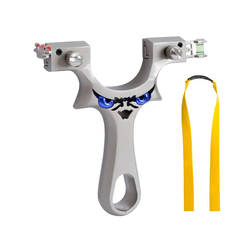 Silver Aluminum Alloy Slingshot Professional Slingshot Competition Dedicated Full Metal High-quality Sling Light and Strong