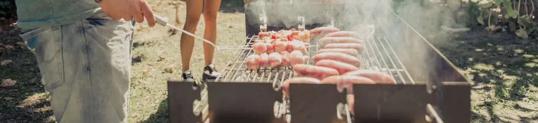 Stainless Steel Hanging BBQ Grill - Balcony Charcoal Barbecue Grill with Flower Pot Design for Outdoor Small Space Cooking