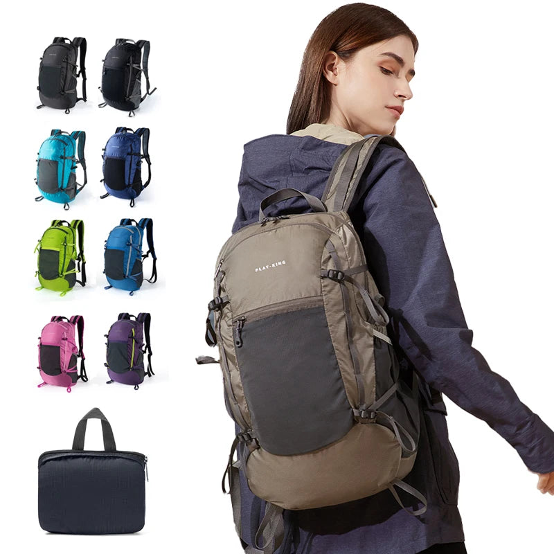 Ultra-light Folding Camping Hiking Backpack Professional Water Repellent Travel Duffle Bags Mountaineering Double Shoulder Bag