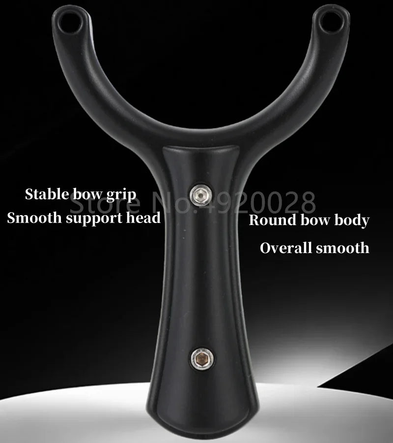 Aviation aluminum Slingshot Flat Rubber Strap Catapult Hunting Slingshot Outdoor Shooting Sports Fishing Accessories Tool