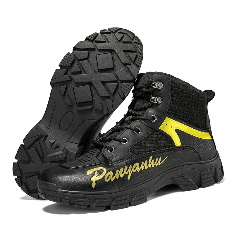 Motorcycle Boots for Man 2025 New Breathable Motocross Riding Boot Men's Motos Protective Shoes Motorbike Anticollision Shoes