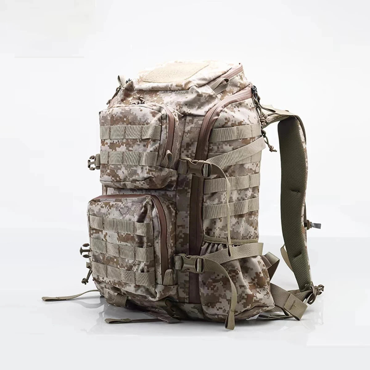 500D Tactical Backpack Multi 30D Large Capacity Mountaineering Bag with Waterproof Rain Cover Outdoor Camping Hiking Pack