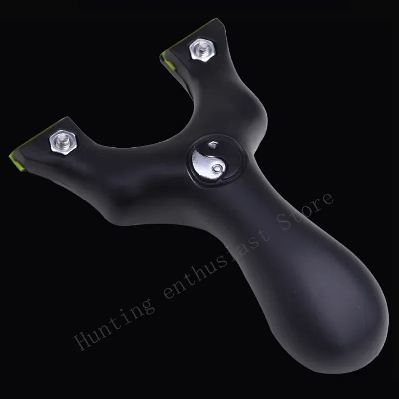 Outdoor Hunting Shooting Catapult Entertainment Accessories Toys Hunting Resin Slingshot Catapult with Flat Rubber Band for Hunt