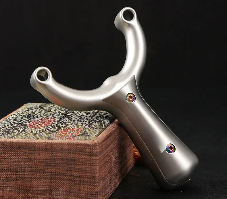 Slingshot Metal Precision Shooting Slingsshot Outdoor Hunting Archery Caza Set High Precision Slingshot Hunting