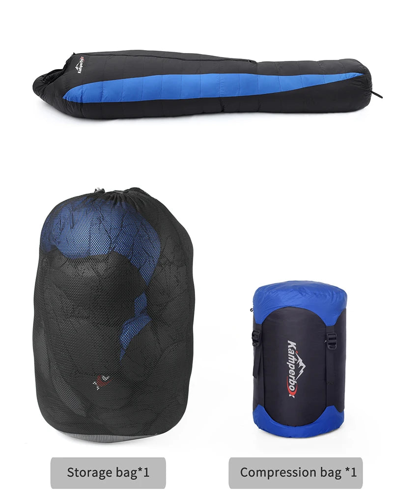 Kamperbox Sleeping Bag Camping Ultralight Outdoor Sleeping Bag Down 0-5°C Alfa210