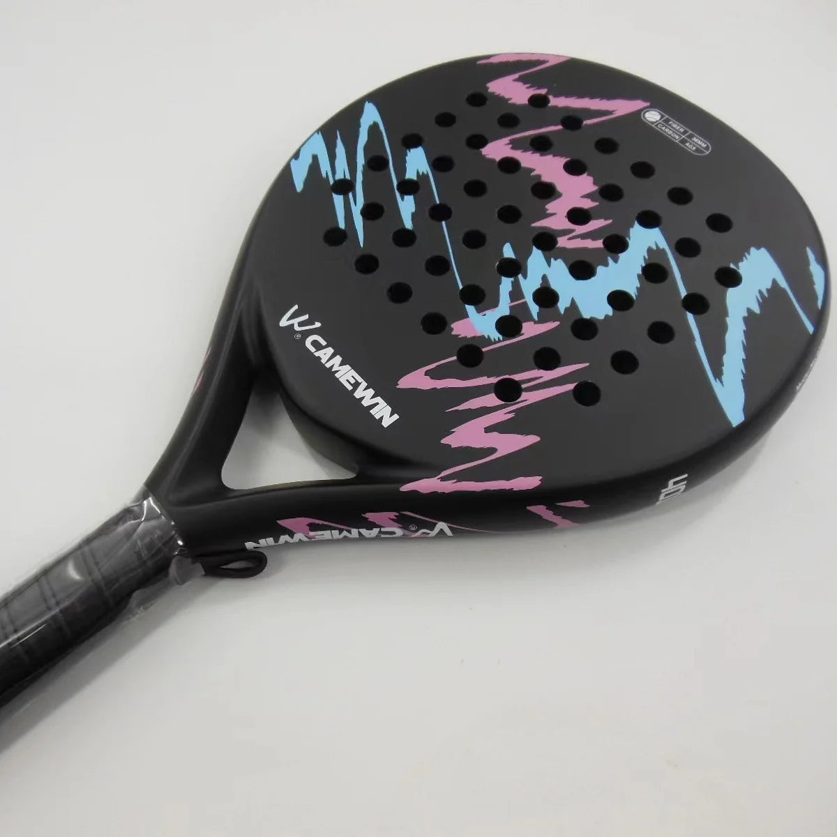 Professional Padel Tennis Racket Da Pai Mian Carbon Composite Materials Breathable Non-slip Comfortable Grip Sports Racquet